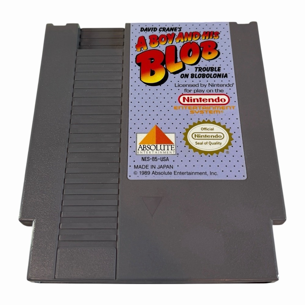 Vtg 1989 A Boy And His Blob NES Nintendo Video Game Cartridge TESTED & WORKING!